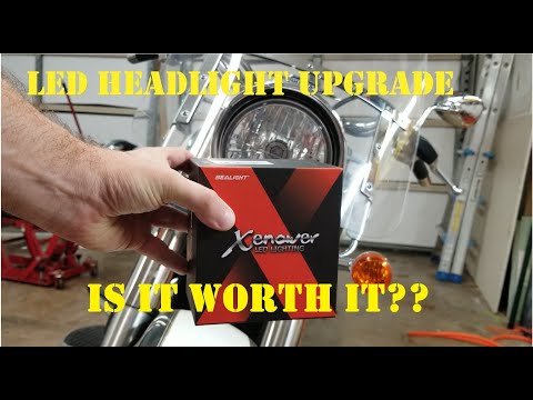 LED HEADLIGHT UPGRADE SEALIGHT XENOWER ON SUZUKI BOULEVARD C50