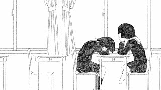 足がない子が踏切の内側にいるので電車で自殺したor事故の可能性がある。そう考えると、前髪が長い子は友達が死んでしまったから包丁で自殺しようとした?(00:00:58 - 00:03:52) - ウチら○人事件 feat.初音ミク