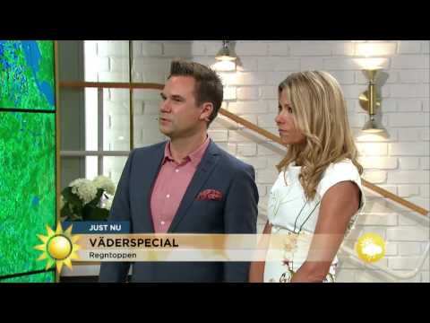 Här är det blötast i hela Sverige - Nyhetsmorgon (TV4)