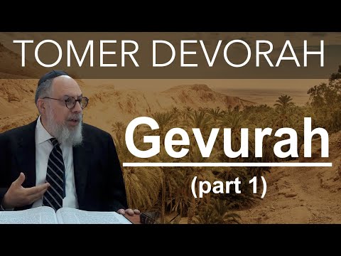 Gevurah (Part 1) Introduction to Perek Vav | Rabbi Yaacov Haber | Tomer Devorah #58