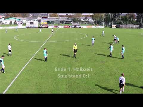Szenen 1. Halbzeit U15 Meisterschaftsspiel Gebiet Graz, SVU Liebenau–SV Feldkirchen, 2:1, 08.10.2022