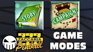 A Look At 2 Major Zaccaria Pinball Modes - Story & Campaign Modes