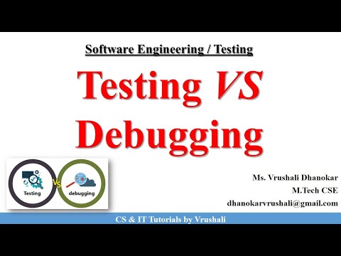 Testing Vs Debugging