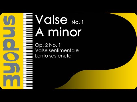 Valse Sentimentale a minor Op. 2 No. 1