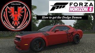 How to unlock the Dodge Demon in FH4