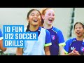 10 Best U12 Soccer Drills | Fun Soccer Drills by MOJO