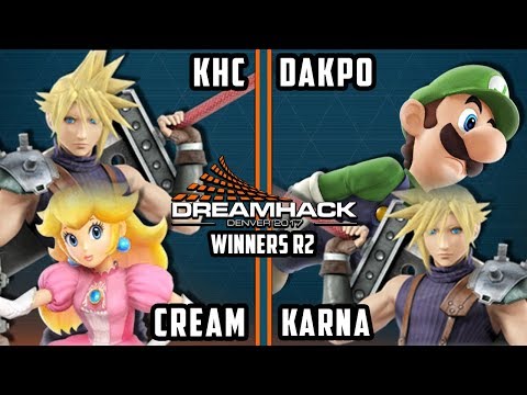 DHDEN17 Smash 4 - KHC & Cream Vs. Dakpo & Karna - Wii U Doubles WR2