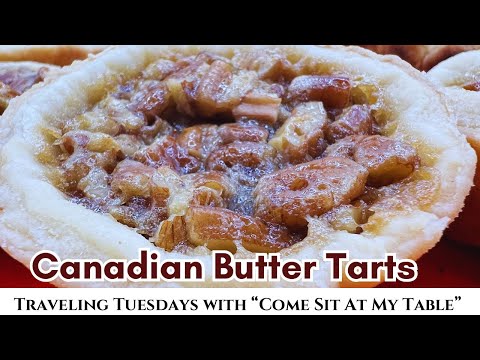 Canadian Butter Tarts - a light flaky crust with a sweet buttery center