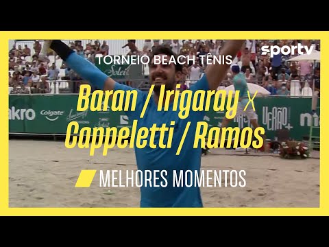 BARAN e IRIGARAY desbancam a MELHOR DUPLA DO MUNDO | BEACH TÊNIS | MELHORES MOMENTOS | sportv