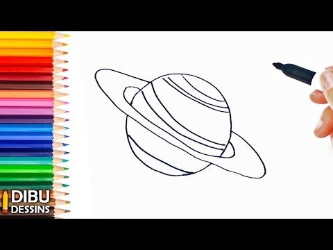 Comment dessiner une Planète | Dessin de Planète