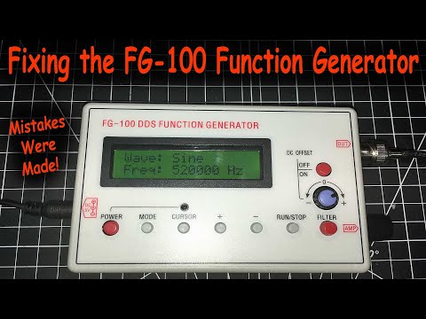 Uni-Byte 0071 - Let's Polish This TURD!:  FG-100 DDS Function Generator FIX
