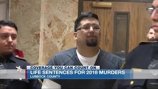 Xavier Garcia receives life sentences for 2018 murders