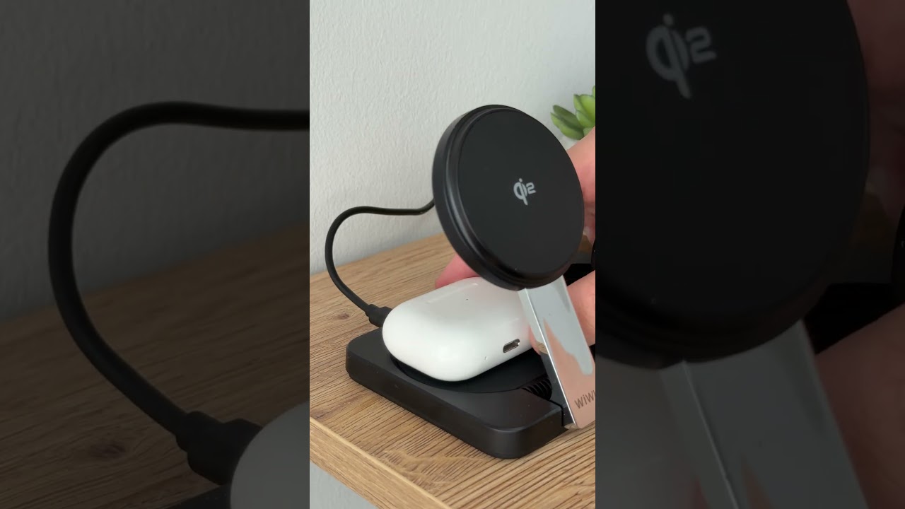 БЗУ WIWU Wi-W028 QI2 3 in 1 wireless charger