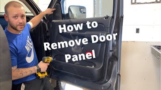 How to Remove Door Panel | 02-08 Dodge Ram