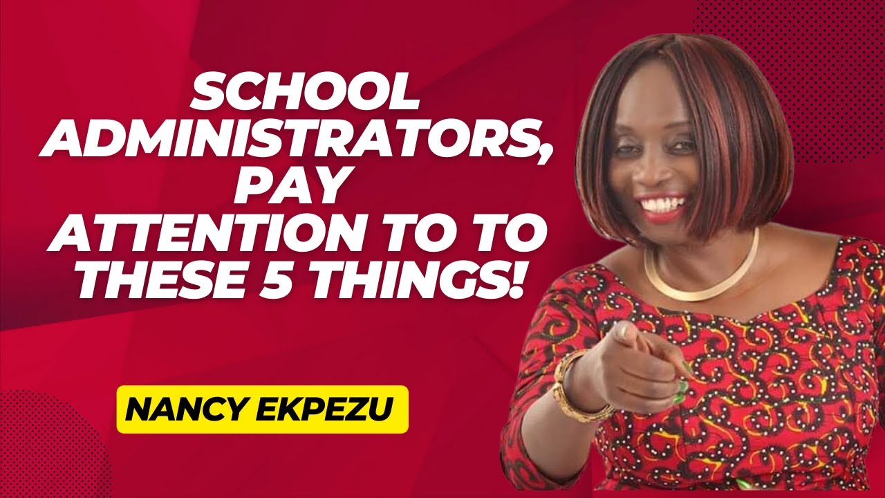 5 Things New School Administrators Should Focus On #schoolleadership #schoolmanagement #education