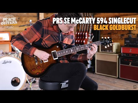 Электрогитара PRS SE MCCARTY 594 SINGLECUT (BLACK GOLD BURST) - фото 2 - id-p2013201009