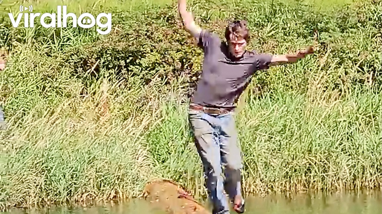 Timber Sports Competitor Conquers Log Run || ViralHog