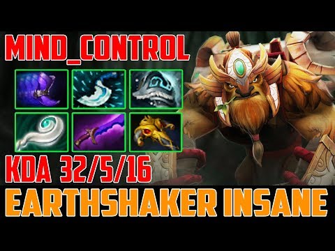 Mind_ControL Earthshaker [offlane] | Insane 32 kills | Ranked Dota 2 Gameplay