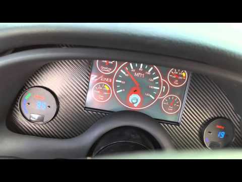 Holley Digital Dash w/ custom layout in 98 Camaro