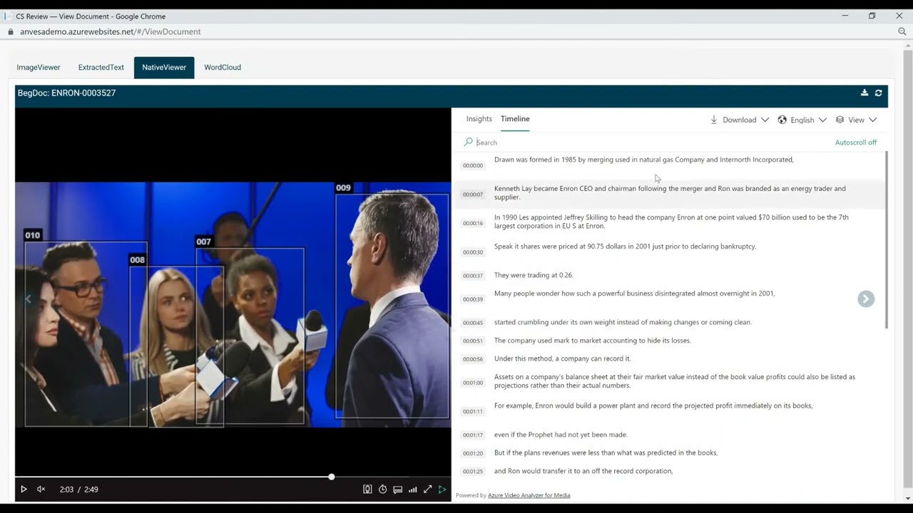 Anvesa Video Insight Analyzer