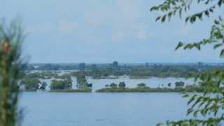preview picture of video 'Левый берег Хабаровска во время наводнения'