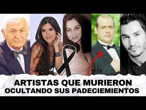 ARTISTAS VENEZOLANOS QUE OCULTARON SUS PADECIMIENTOS casi hasta la muerte