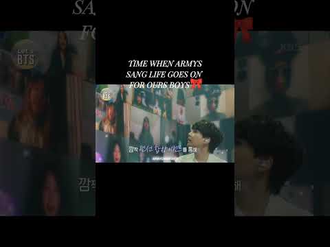 the unforgettable moment "LIFE GOES ON"  #bts #discover #kpop #lifegoeson