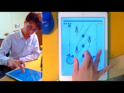 One Hand Current Hardest Song in Rizline - Lv.14 Restricted Access - ALL PERFECT !!!