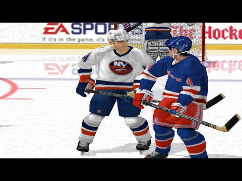 NHL 2001 |  New York Rangers - New York Islanders | Season game 21 | Full HD PC gameplay
