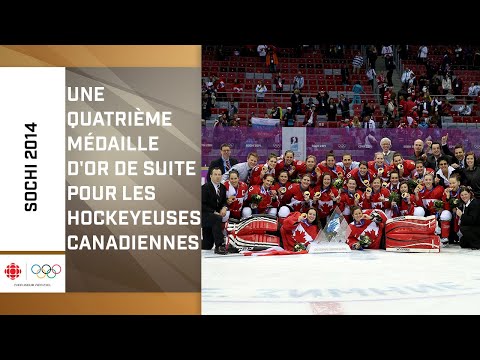Une quatrième médaille d'or de suite pour les hockeyeuses canadiennes | SOTCHI 2014
