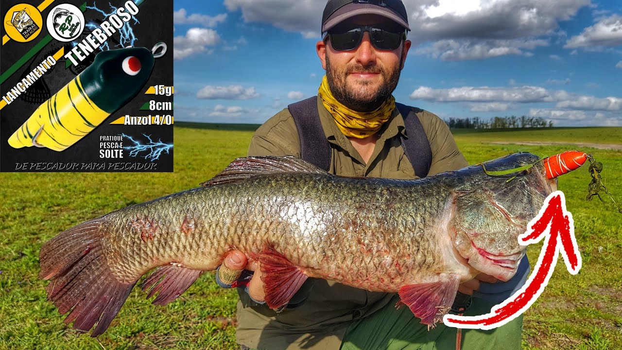 SUPER LANÇAMENTO - ISCA TENEBROSO - MAIS UM TERROR NA PESCA DE TRAIRA