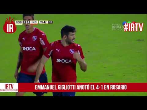 #IRTV Fecha 23 | Newell's 2 Independiente 4 Segundo Gol de Emanuel Gigliotti