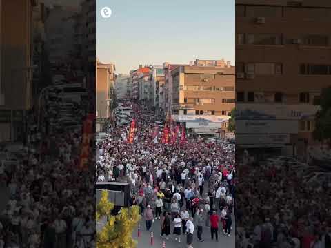 CHP Lideri Özel'den Hüseyin Can Güner'e destek yürüyüşü: “Sipariş bir operasyon yapılıyor”