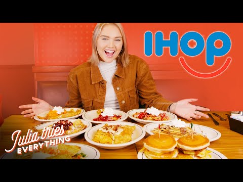 Trying IHOP's ENTIRE Pancake And Crepe Menu