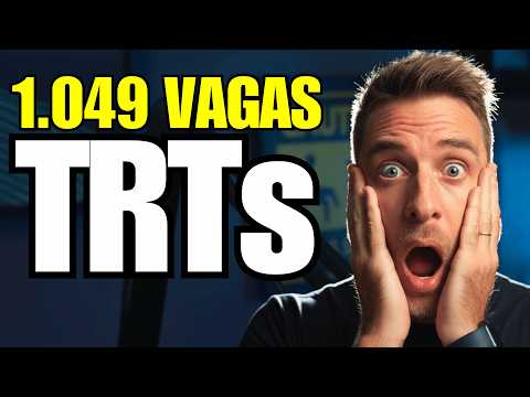 🚨URGENTE: Teremos 1049 NOMEADOS em TRTs | MELHOR CONCURSO PARA COMEÇAR AGORA?
