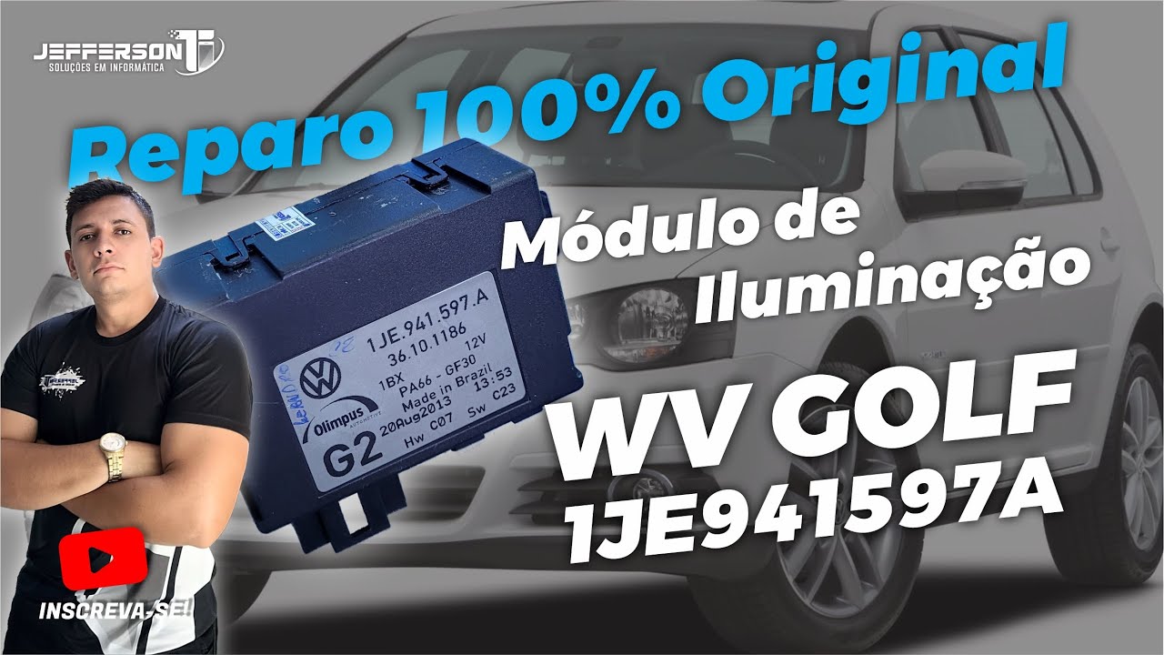 WV Golf Não Acende os Faróis? Solucionado!🔥1JE941597A