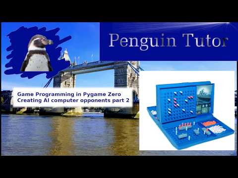 Game Programming with Pygame Zero - Creating computer opponent with AI part 2