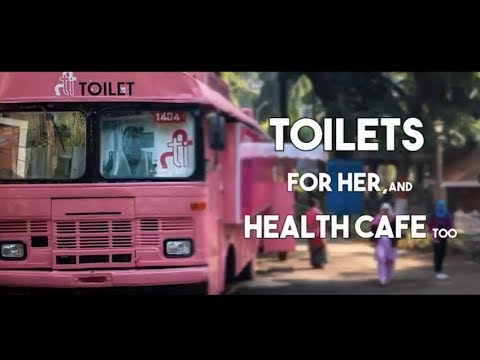 In India i vecchi bus diventano toilette per sole donne