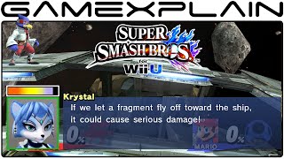 Smash Bros Wii U: All Star Fox Conversations in Lylat Cruise (Smash Taunt Easter Egg)