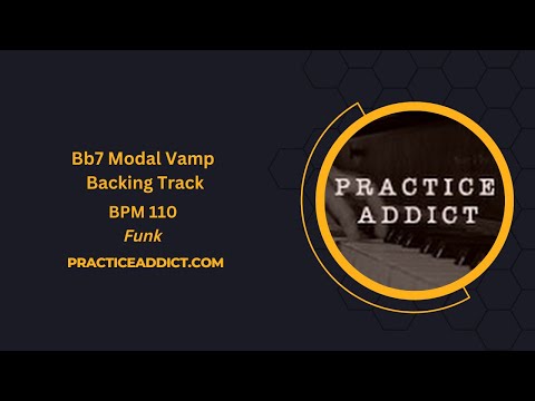 Bb Dominant 7 (Bb7) Modal backing track for Music Practice