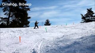 preview picture of video 'Slalombana i Brösarp -- påskdagen 2013'