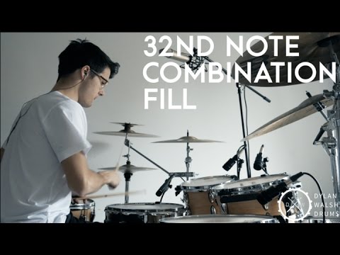 DRUM LESSON // 32nd Note Combination Fill