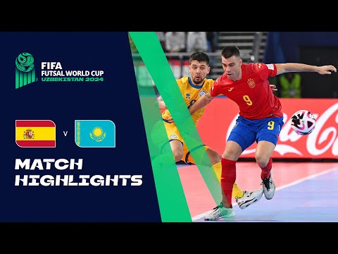 HIGHLIGHTS: Spain v Kazakhstan | FIFA Futsal World Cup Uzbekistan 2024