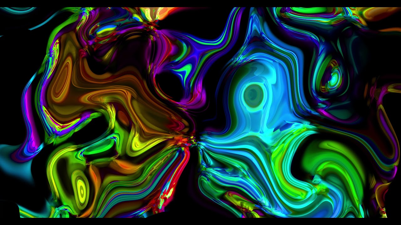 Abstract colorful animation. Multicolor liquid background. Beautiful gradient texture