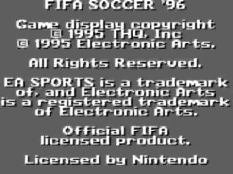 FIFA Soccer 96 Game Boy