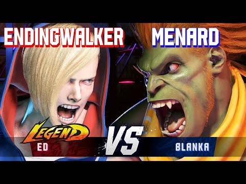 SF6 ▰ ENDINGWALKER (Ed) vs MENARD (Blanka) ▰ High Level Gameplay