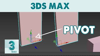 3Ds Max - Modificare il Pivot e visualizzare gli Assi locali e globali (Tutorial ITA)