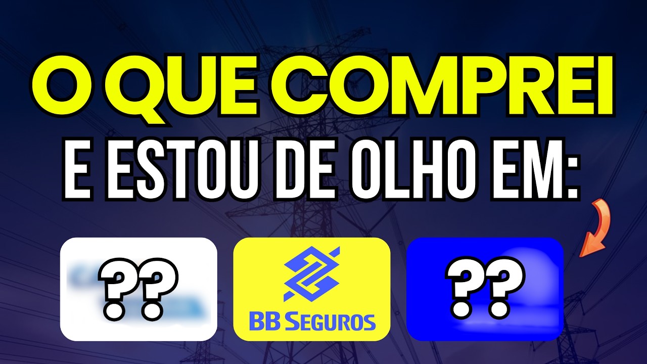 Comprei ações pra carteira de Dividendos. E ações essas serão as próximas