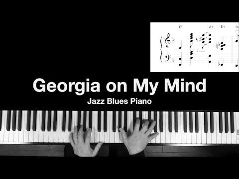 ”Georgia on My Mind”  Jazz Blues Piano
