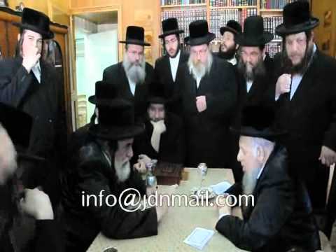R' Yisroel Hager Of Visnitz Inviting Seret Visnitz Rebbe To His Grandson's Wedding